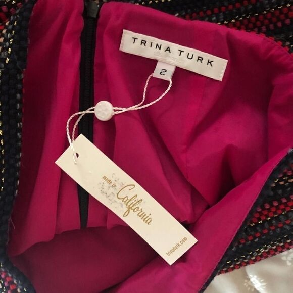 Trina Turk Rico Tweed Mutli-Color Mini Skirt - Picture 8 of 9